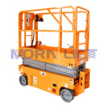 high quality 12m height working platform four wheels electric self propelled mobile hydraulic scissor lift for sale